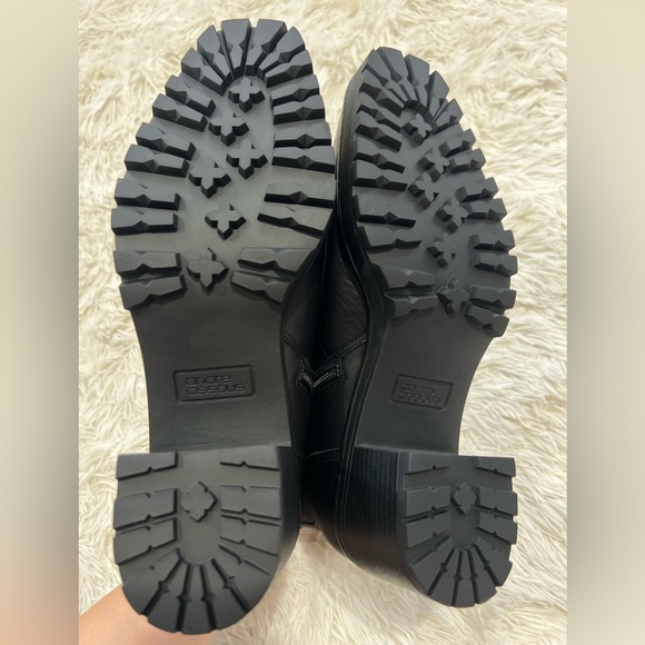 New Andre Assous Milla black leather Square Toe Bootie - size 11 - NWOT - Picture 8 of 8